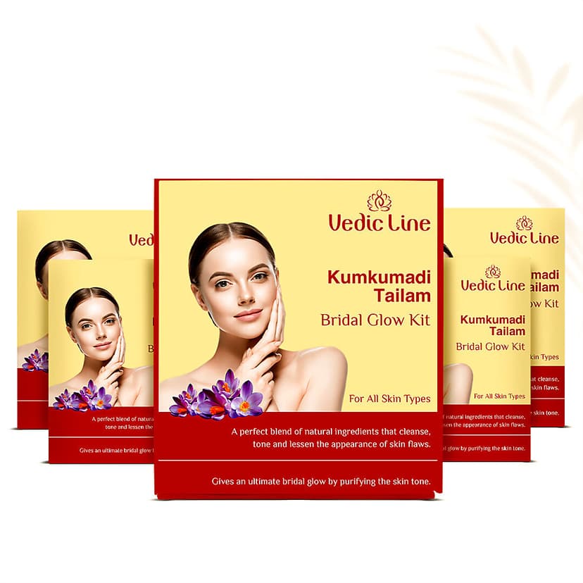 Vedicline Kumkumadi Tailam Bridal Glow Kit