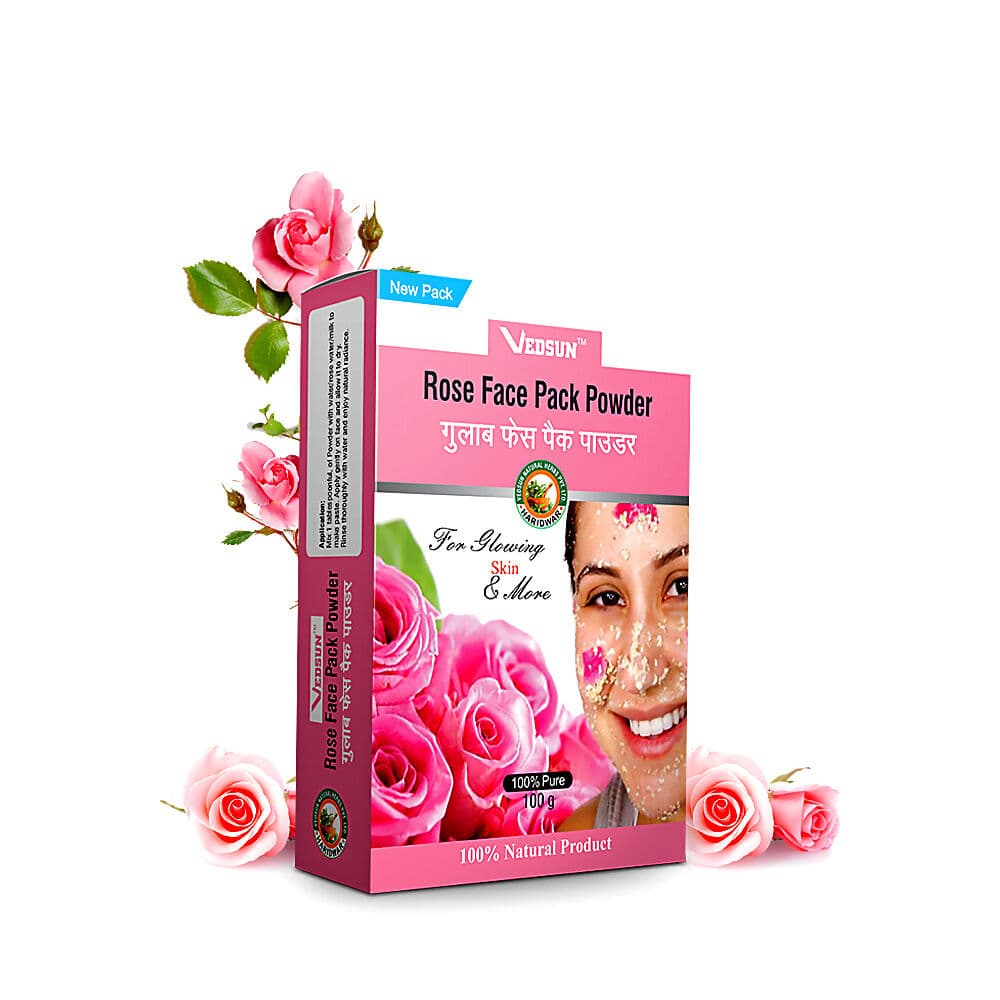 Vedsun Rose Powder Face Pack
