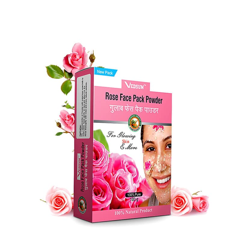Vedsun Rose Powder Face Pack