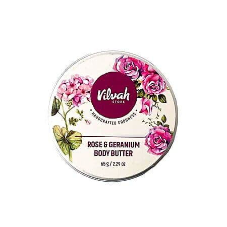 Vilvah Store Rose and Geranium Body Butter