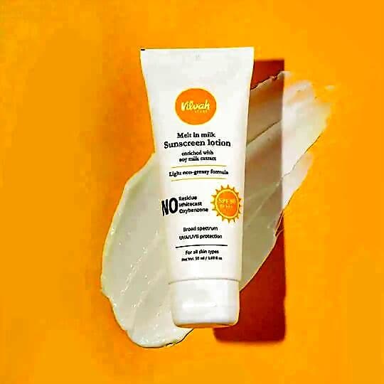 Vilvah Stores Melt In Milk Sunscreen SPF 50