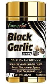 Vitaminnica Black Garlic 500Mg Veg Capsule