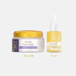 VLCC Gluta Bright De-Tan Serum & Mask Combo