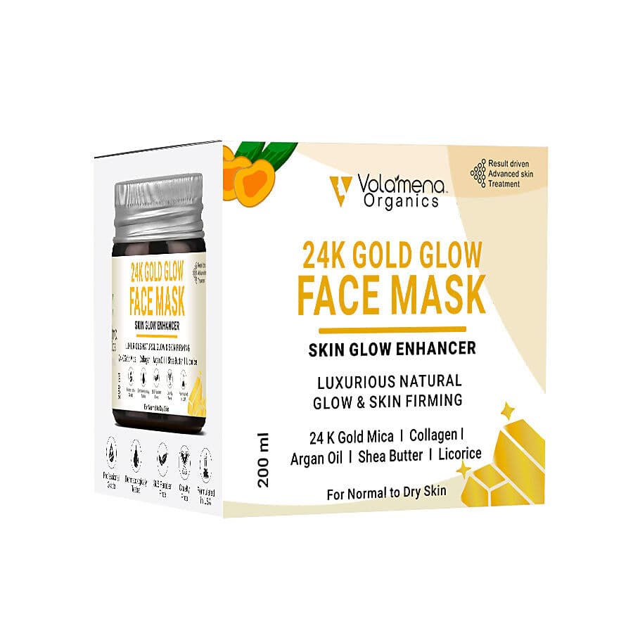 Voalmena Organics 24 k Gold Glow Face Mask