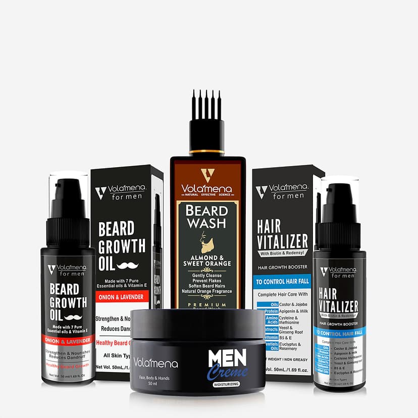 Volamena Beard Care Men Grooming Kit