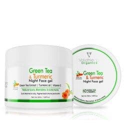 Volamena Green Tea & Turmeric face Night Gel