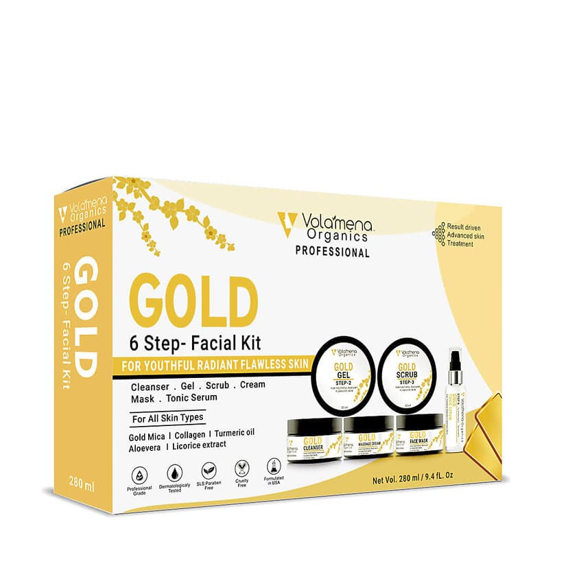 Volamena Skin Brightening Gold Facial Kit 