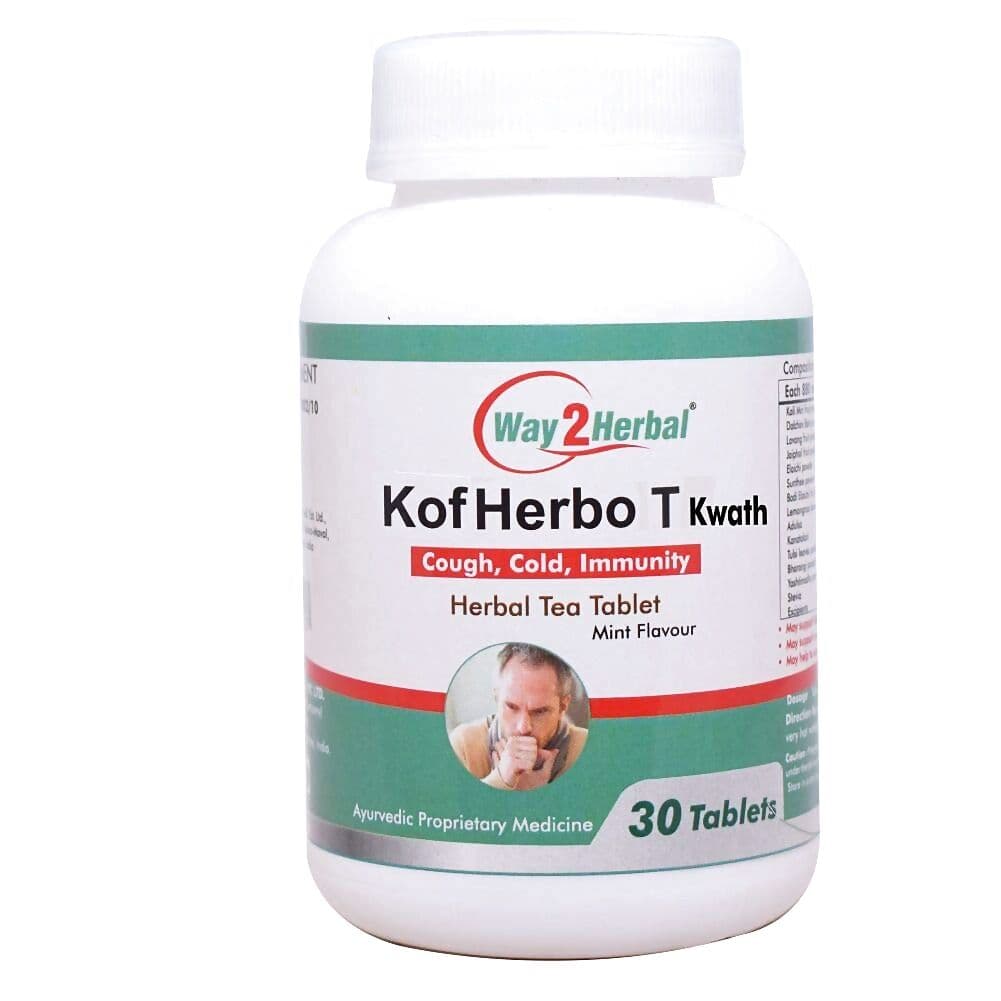 Way2Herbal Kofherbot Kwath Tablets