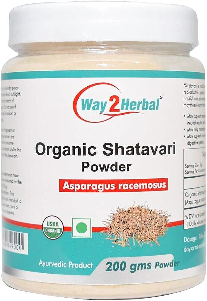 Way2Herbal Organic Shatavari Powder