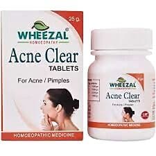 Wheezal Homeopathy Acne Clear Tablets