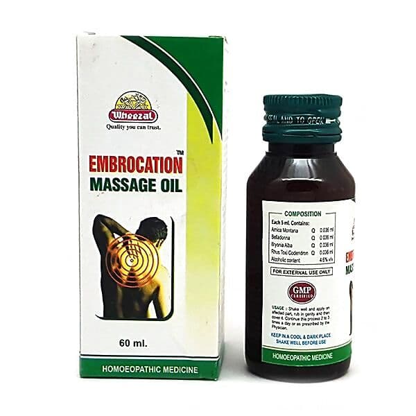 Wheezal Homeopathy Embrocation Massage Oil