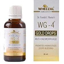Wheezal Homeopathy Wg-4 Gold Drops