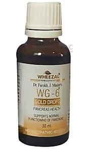 Wheezal Homeopathy Wg-6 Gold Drops