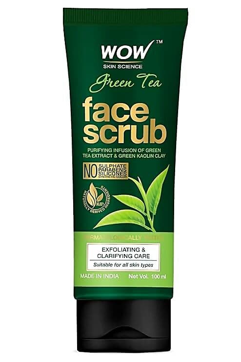 Wow Skin Science Green Tea Face Scrub