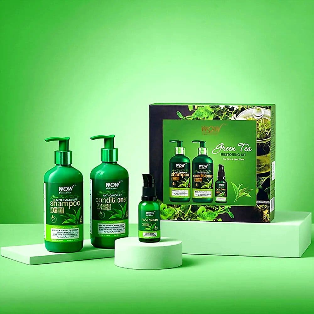WOW Skin Science Green Tea Restoring Kit