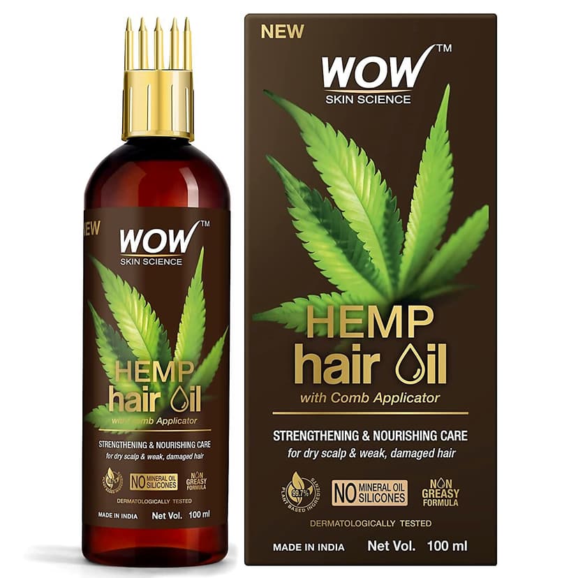 Wow Skin Science Hemp Hair Oil