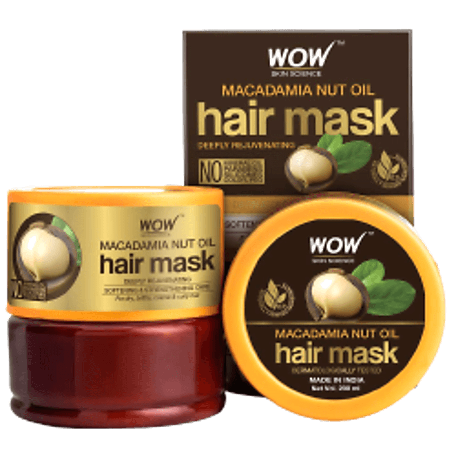 Wow Skin Science Macadamia Nut Oil Hair Mask
