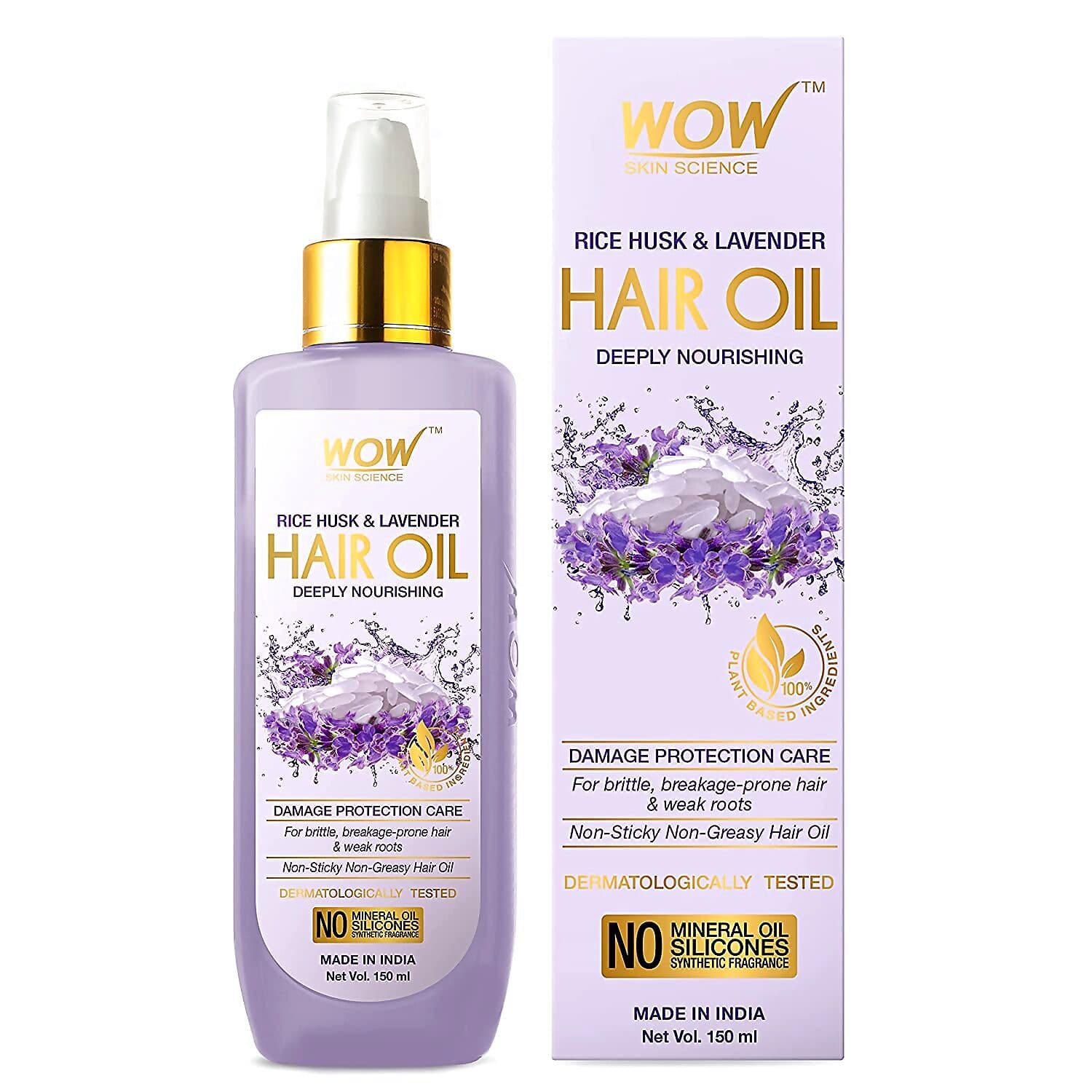 Wow Skin Science Rice Hair Oil
