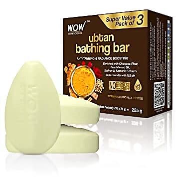 Wow Skin Science Ubtan Bathing Bar