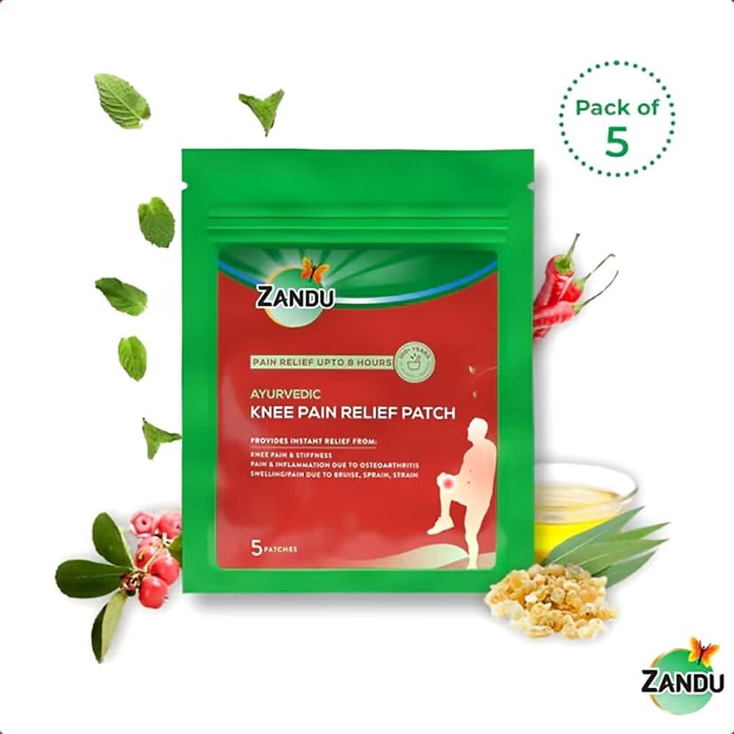 Zandu Ayurvedic Knee Pain Relief Patch
