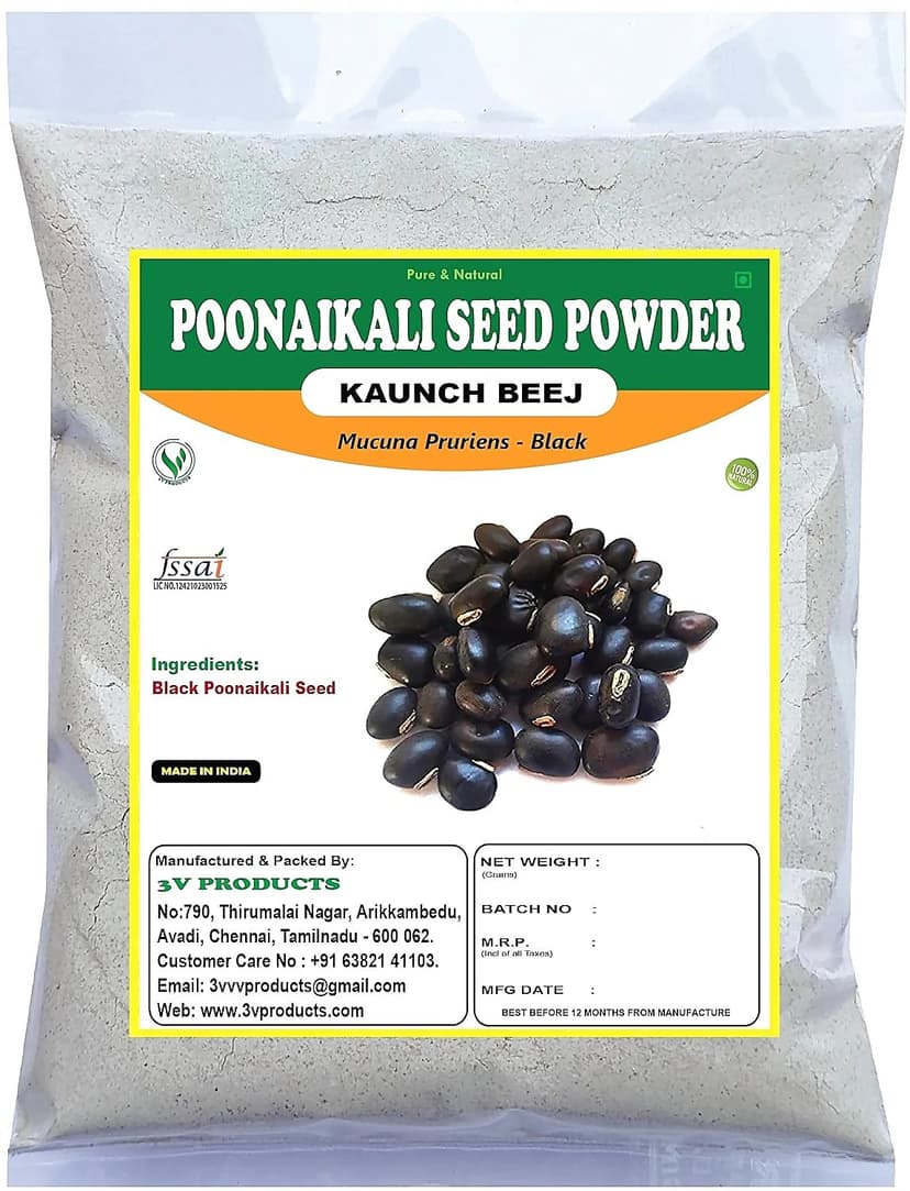 3V Products Black Kaunch Beej Powder