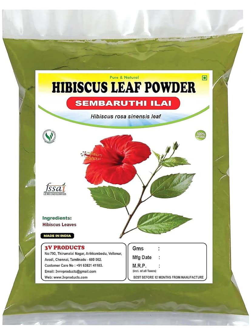 3V Products Hibiscus Leaf Powder