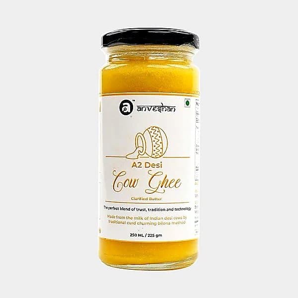Anveshan A2 Desi Hallikar Cow Ghee