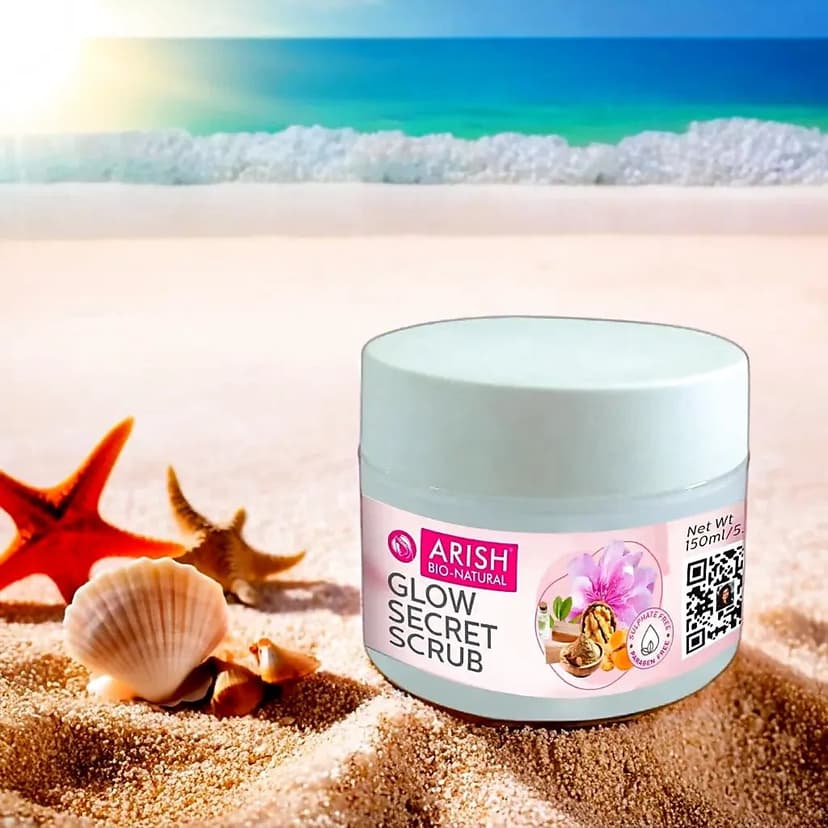 Arish Bio Naturals Glow Secret Scrub