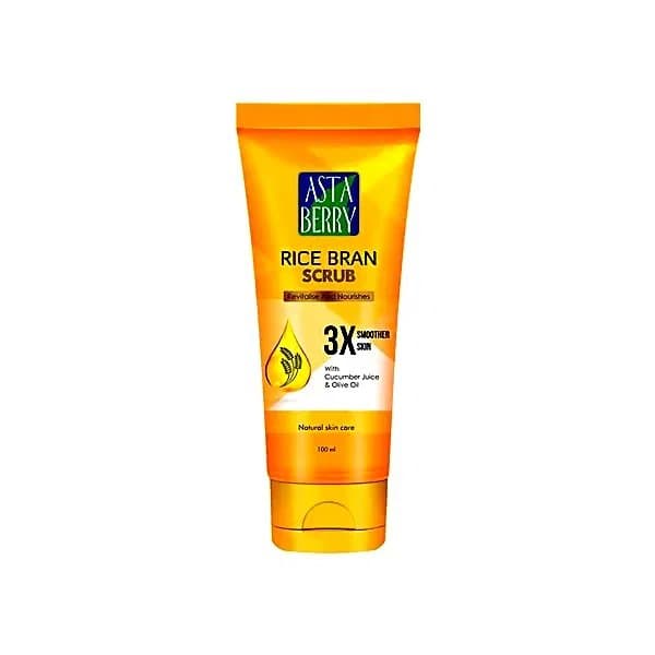 Astaberry Indulge Rice Bran Scrub