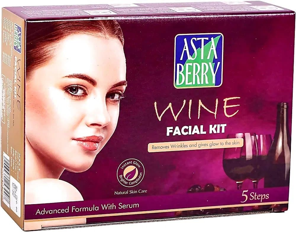 Astaberry Indulge Wine Facial Kit