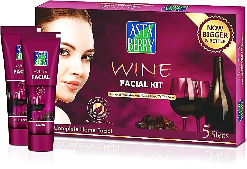 Astaberry Indulge Wine Mini Facial Kit