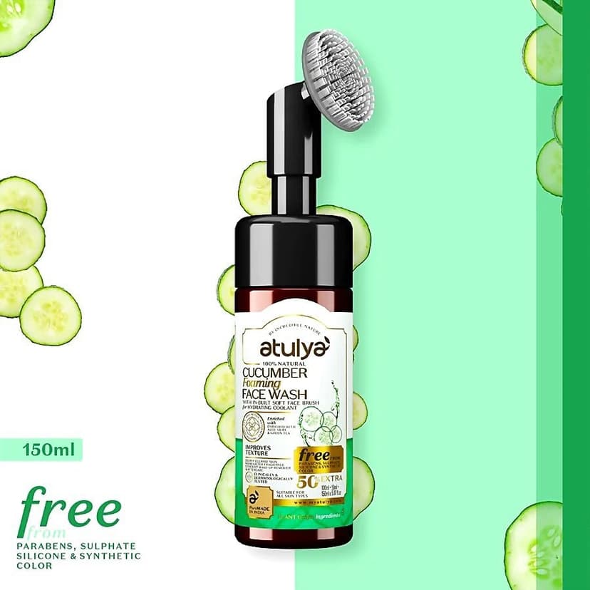 Atulya Cucumber Foaming Face Wash