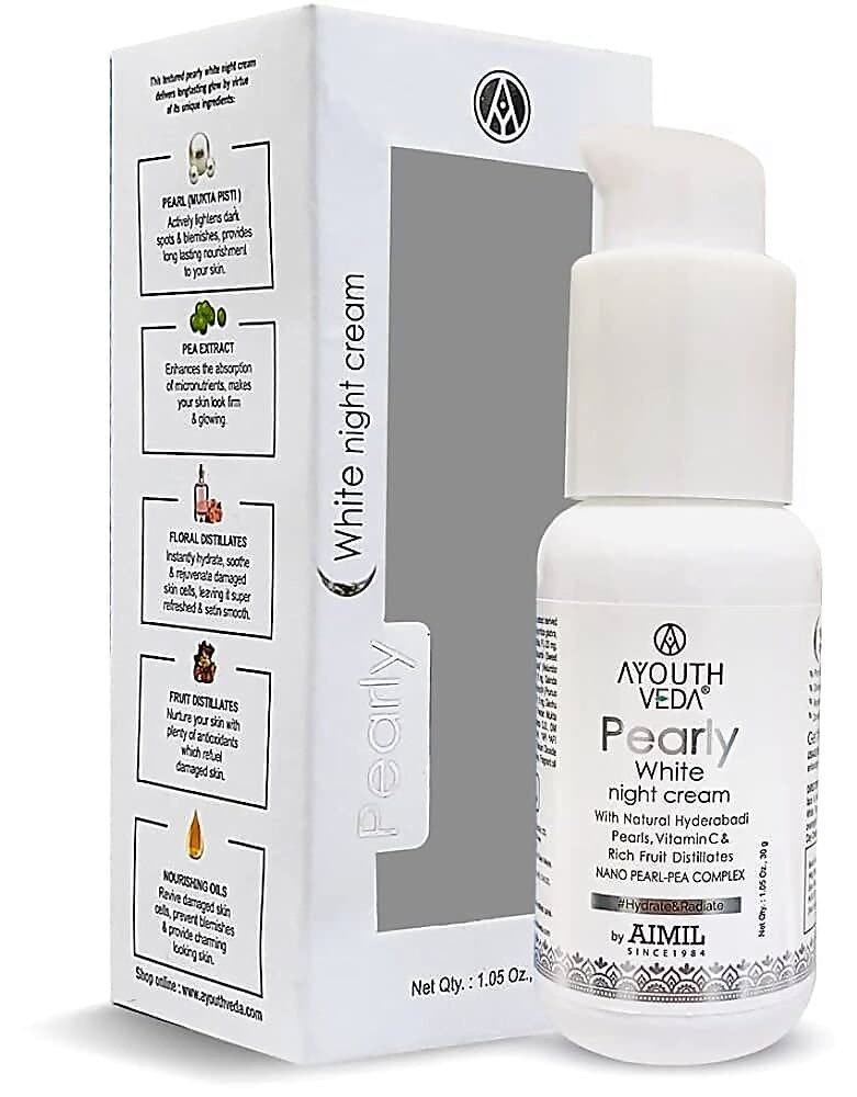 Ayouthveda Pearly White Night Cream