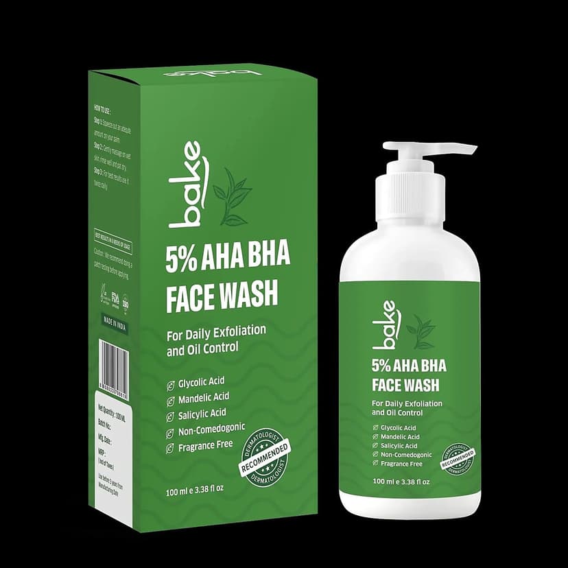 Bake 5% AHA BHA Face Wash