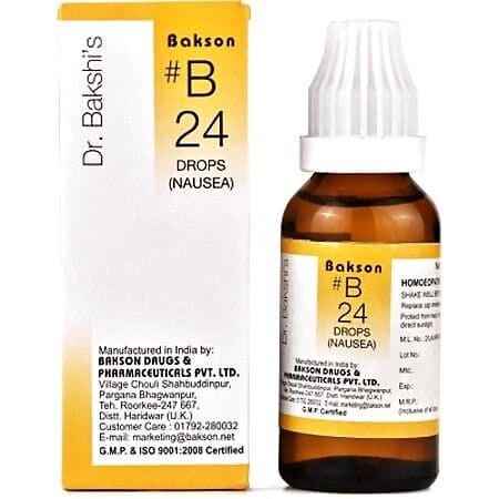Bakson B24 Nausea Drops