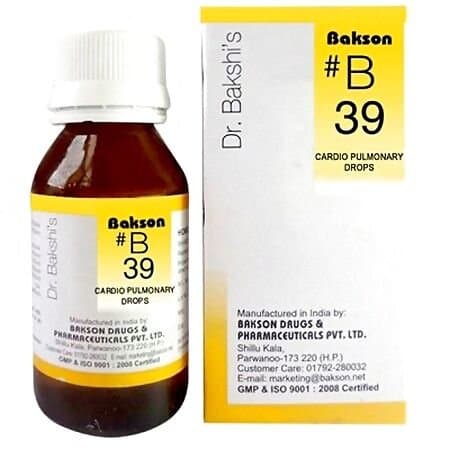 Bakson B39 Cardio Pulmonary Drops