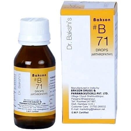 Bakson B71 Arthropathy Drops