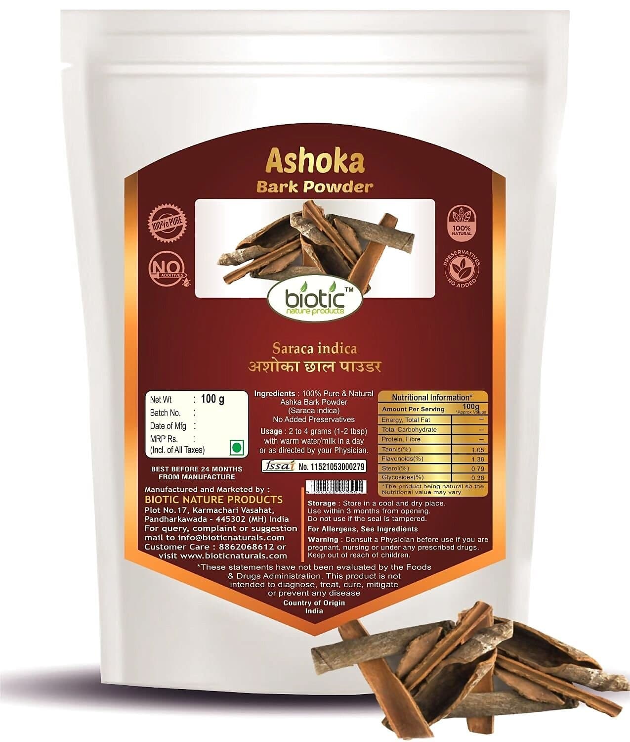 Biotic Ashoka Bark Powder