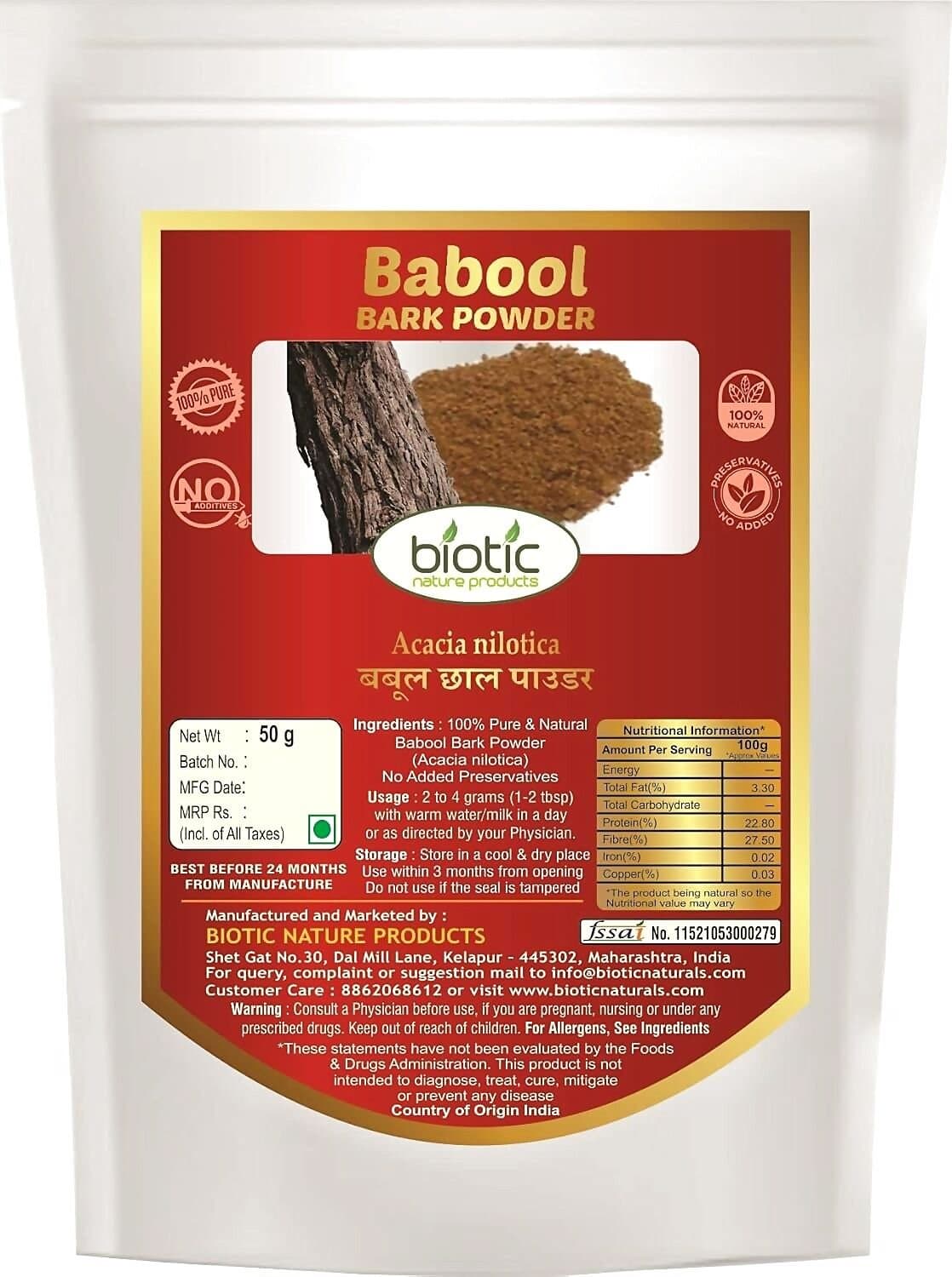 Biotic Babool Bark Powder