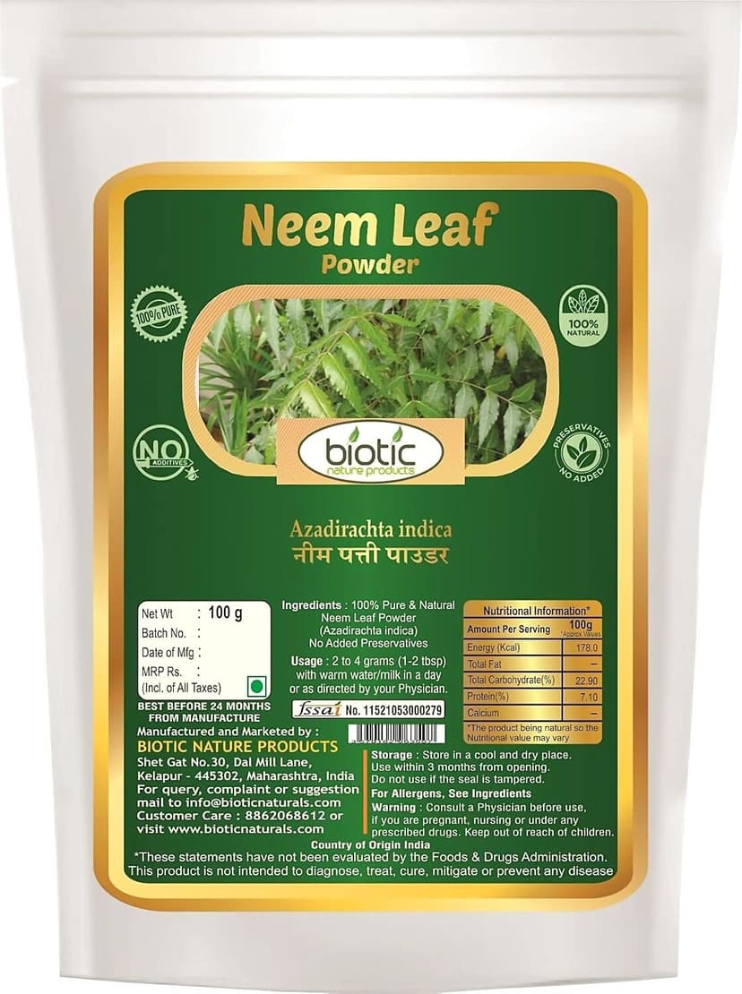 Biotic Neem Leaf Powder