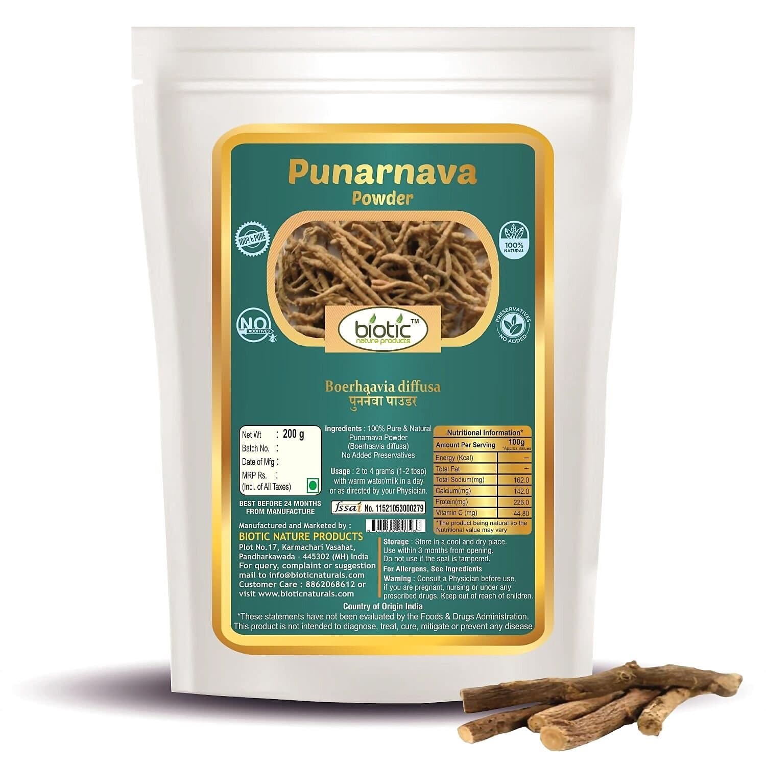 Biotic Punarnava Powder