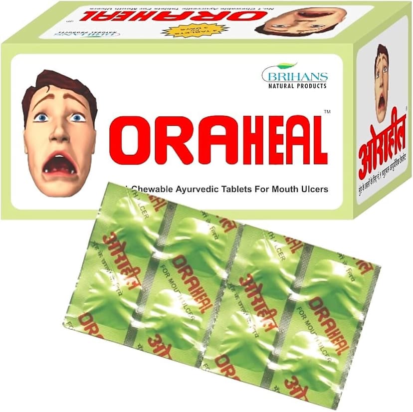 Brihans Oraheal Mouth Ulcer Tablets
