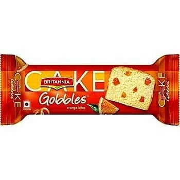 Britannia Gobbles Orange Bites Cake