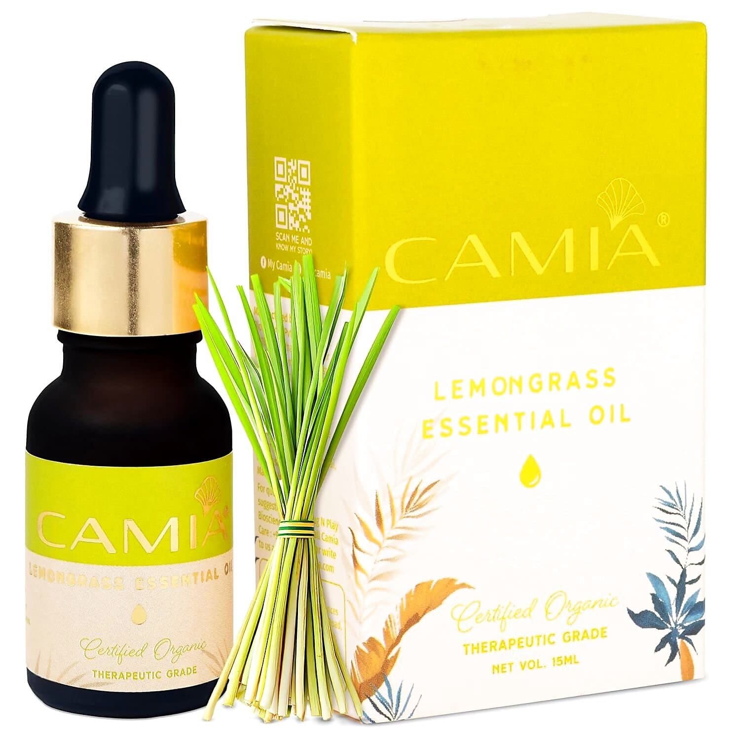 Camia Organic Lemongrass Essential Oil