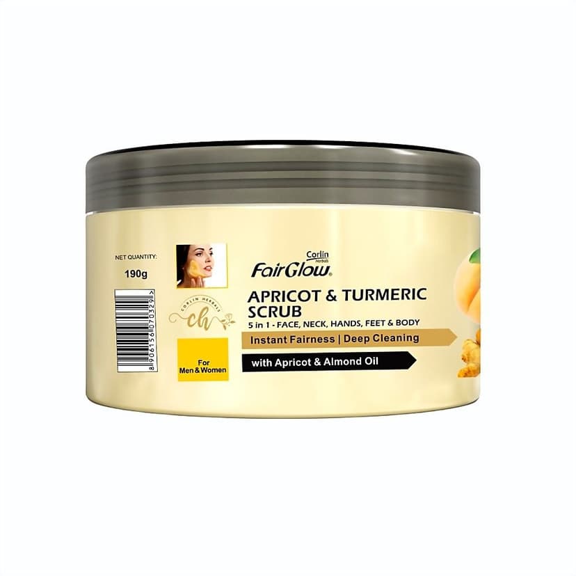 Corlin Herbals Apricot Turmeric Scrub