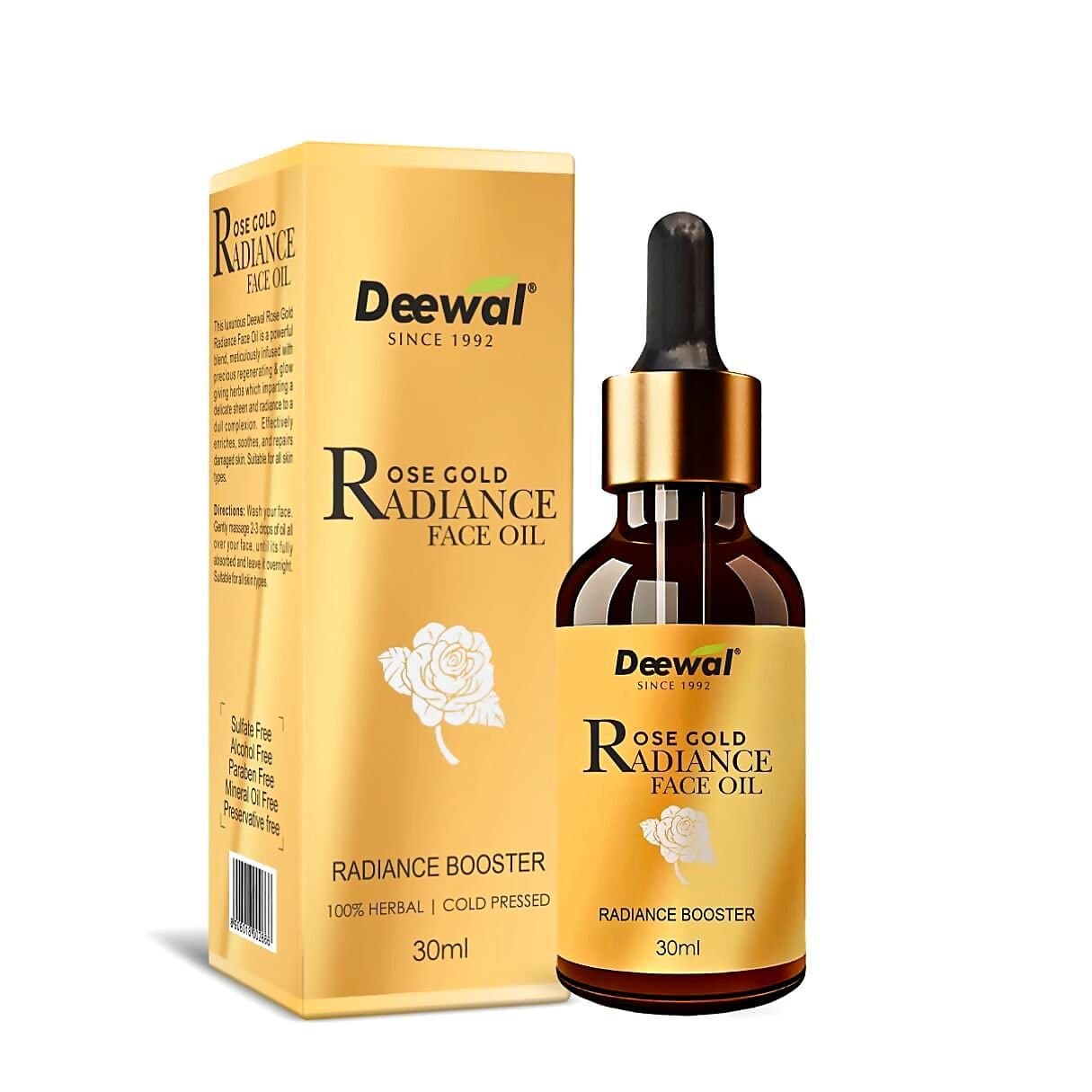Deewal Rose Gold Radiance Face Oil