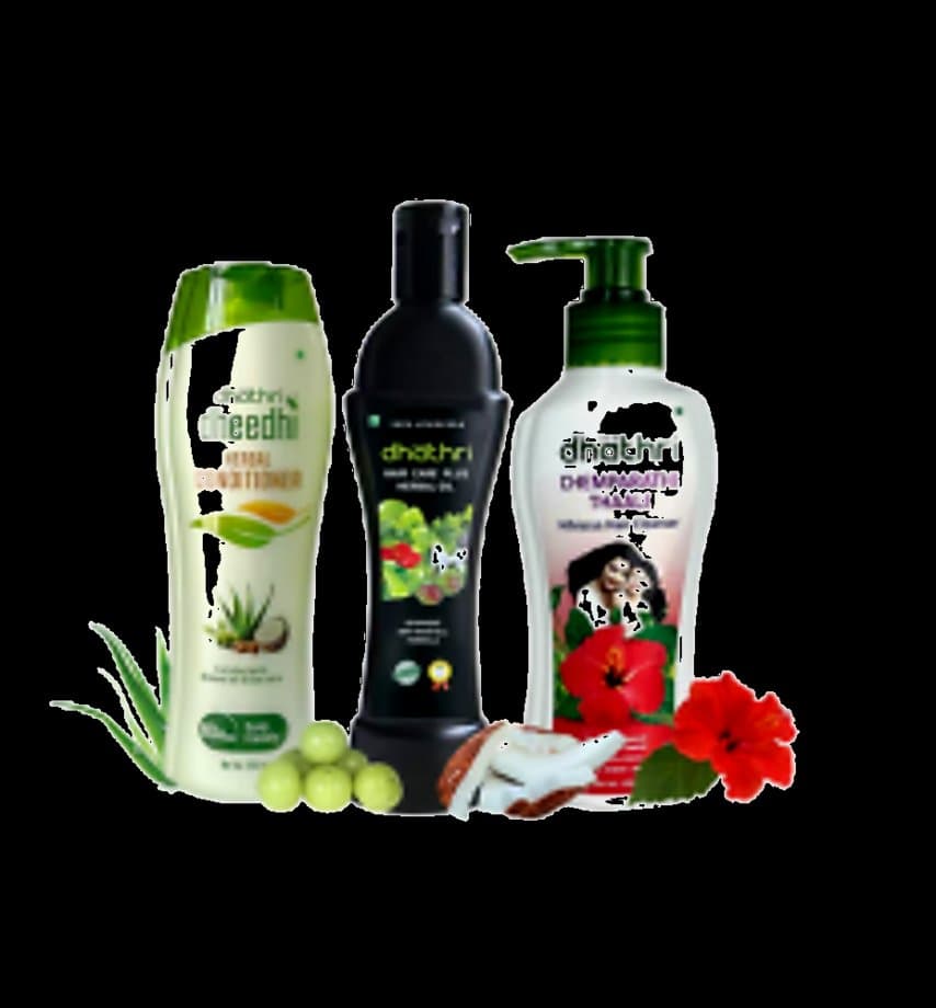 Dhathri Ayurveda Frizz Free Hair Kit
