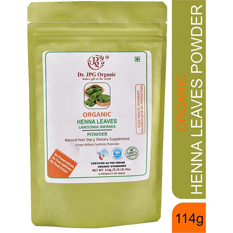 Dr. Jpg Organic Henna Leaves Powder