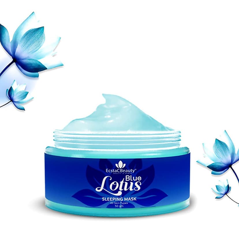 EcstaCBeauty Blue Lotus Sleeping Mask