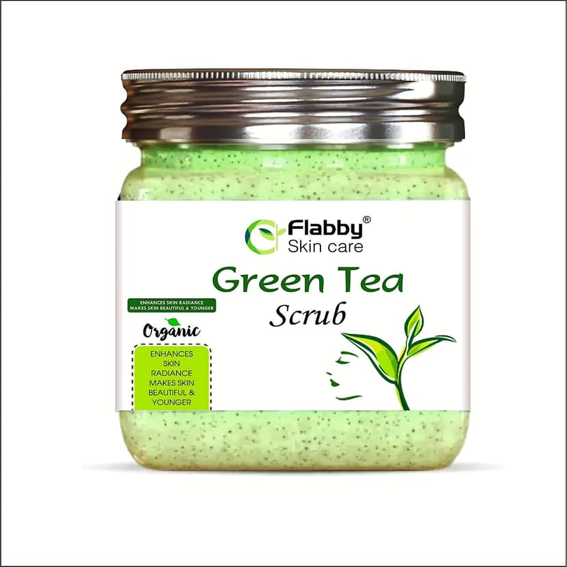 Flabby Skin Care Green Tea Scrub